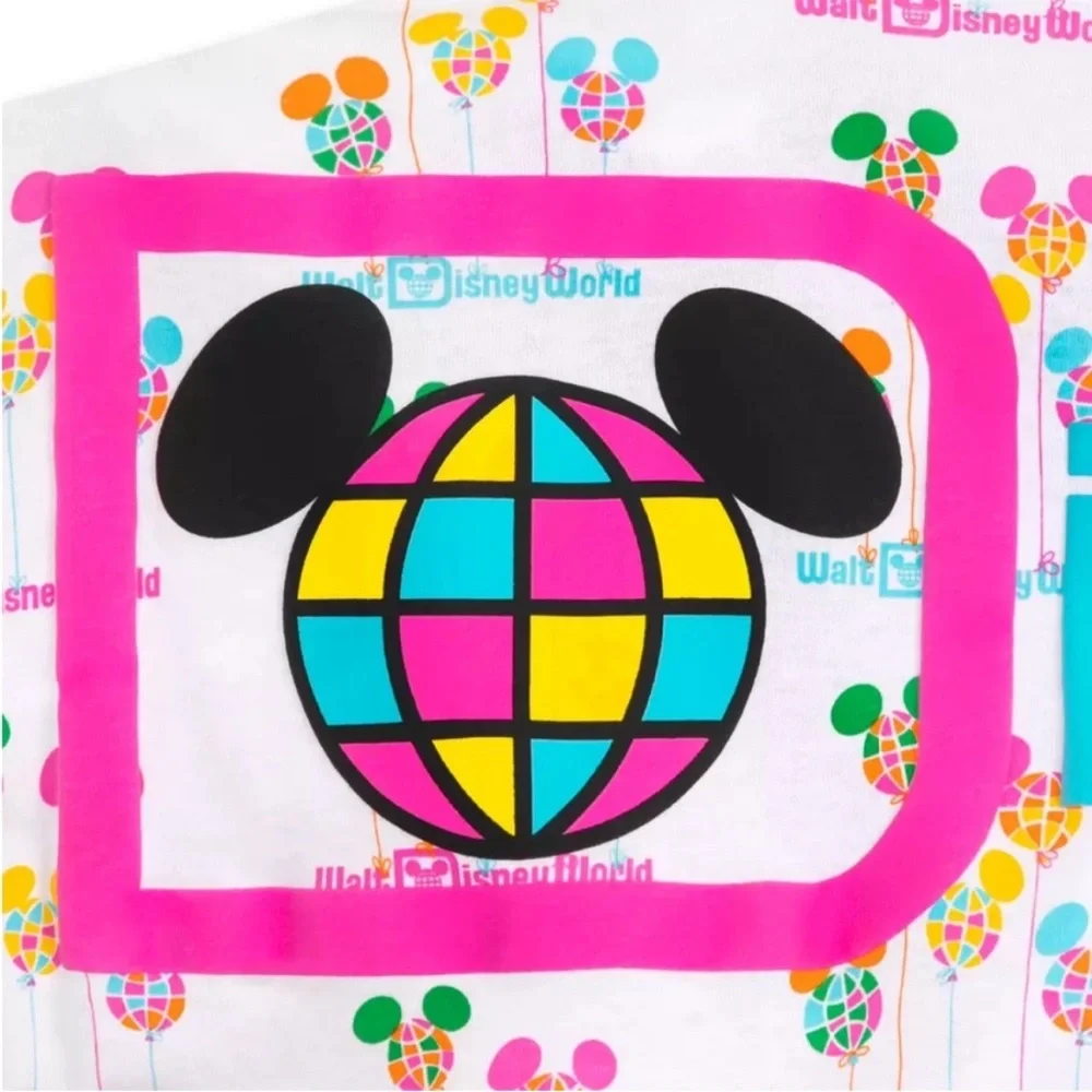 NWOT Colorful Balloon Print Disney Spirit Jersey XS - Picture 4 of 10